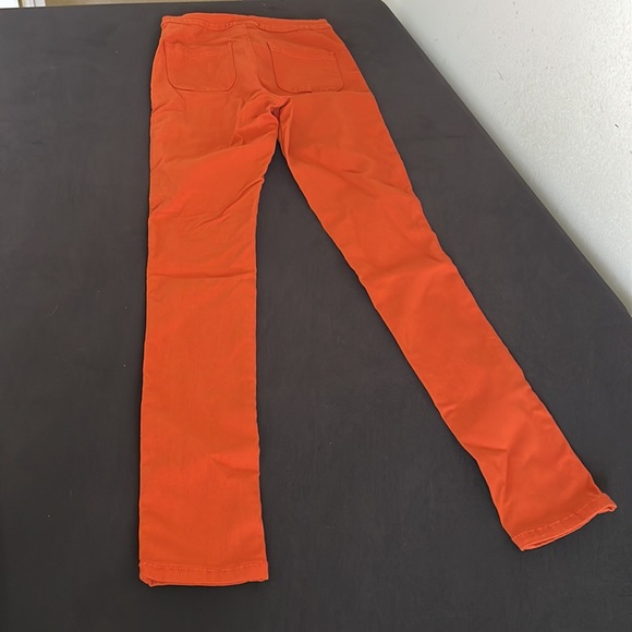 Ladies Stretch Jeggings/Jeans , Color: Burnt Orange - Picture 5 of 15
